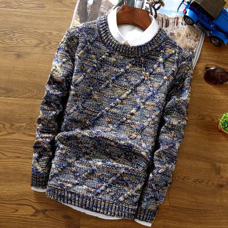 Sweter męski o kroju slim Rochus