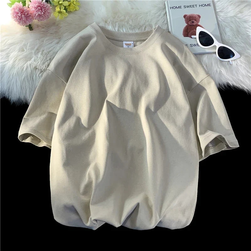 Alban Bellaforte oversized T-shirt til mænd til sommer