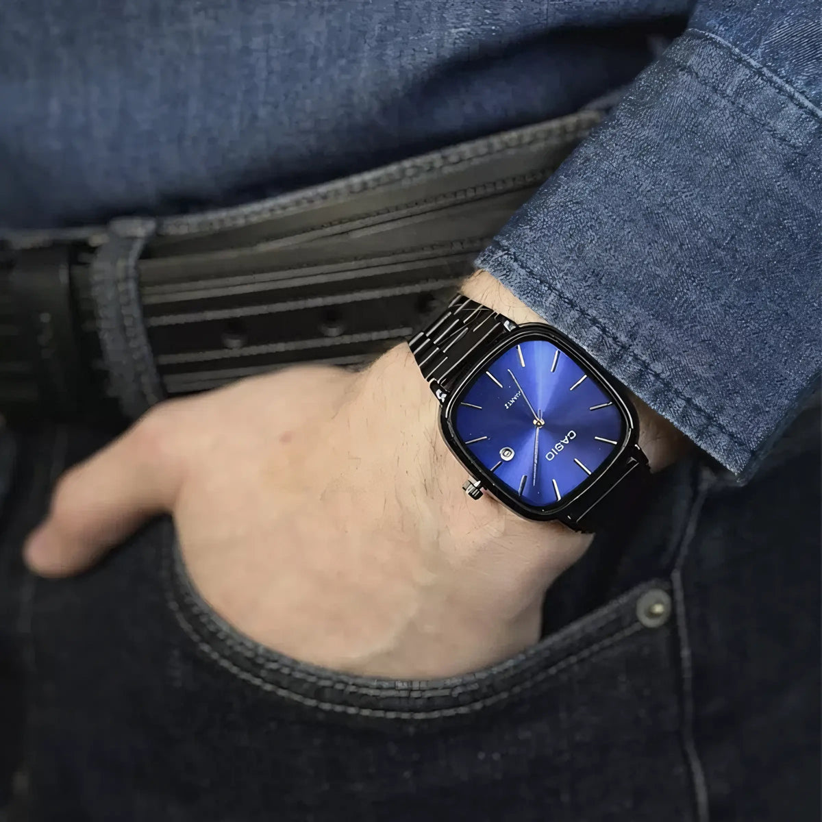 С А Ѕ I О Lyxig 36mm-klocka - vattentålig | Överfört stål