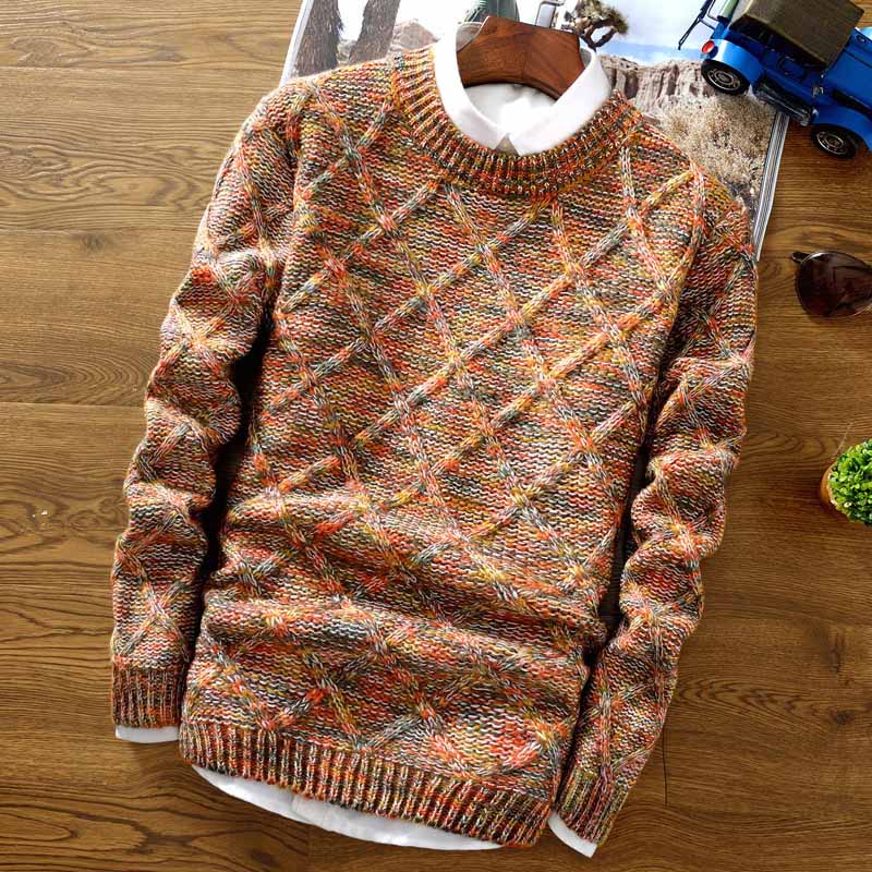 Sweter męski o kroju slim Rochus