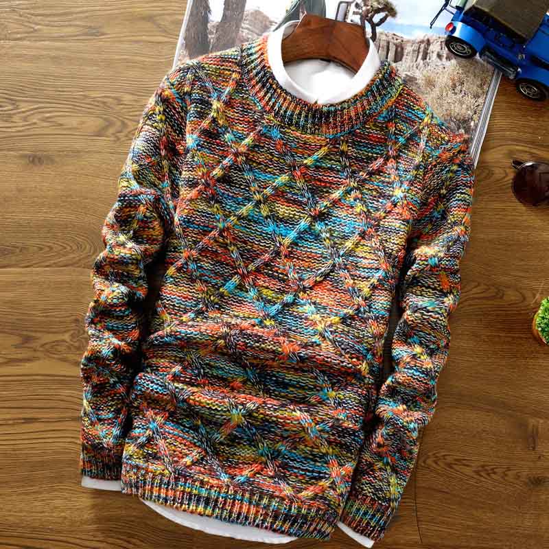 Sweter męski o kroju slim Rochus