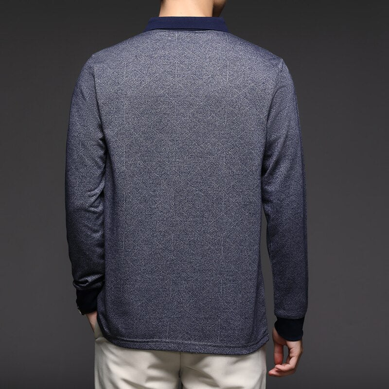 Polo de manga larga para hombre Belami