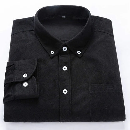 Chemise boutonnée en velours côtelé Andrea Boscoli