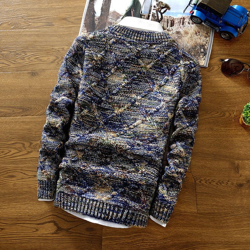 Sweter męski o kroju slim Rochus
