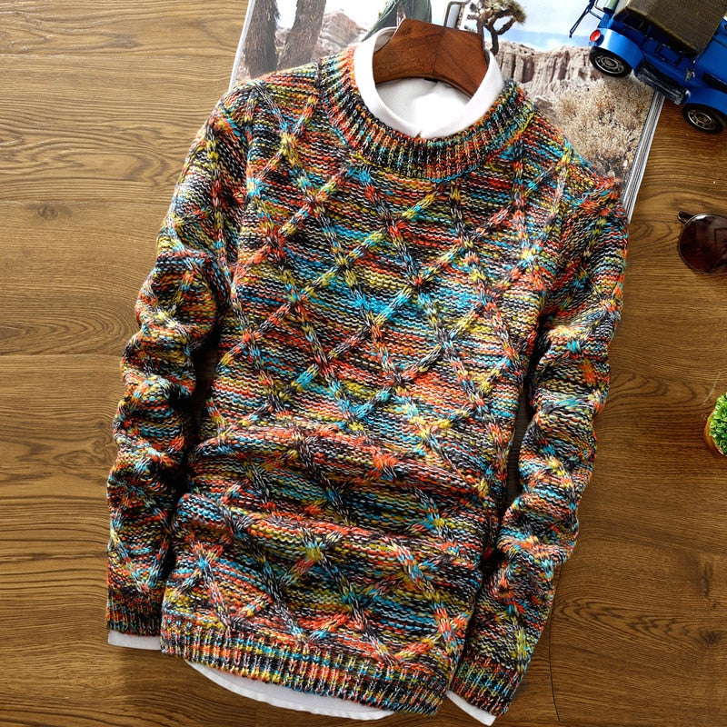 Sweter męski o kroju slim Rochus