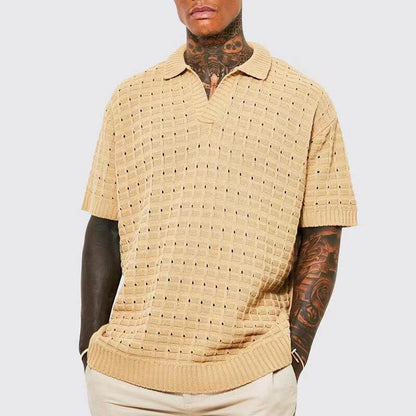Gestricktes Poloshirt für Herren von Vinthentic Giovani