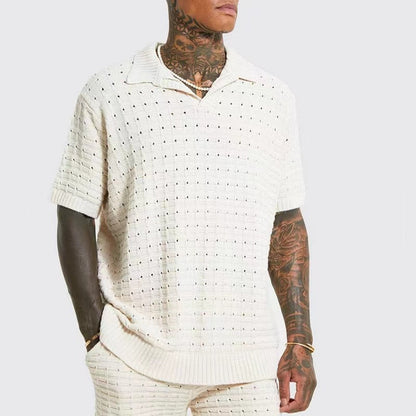 Gestricktes Poloshirt für Herren von Vinthentic Giovani