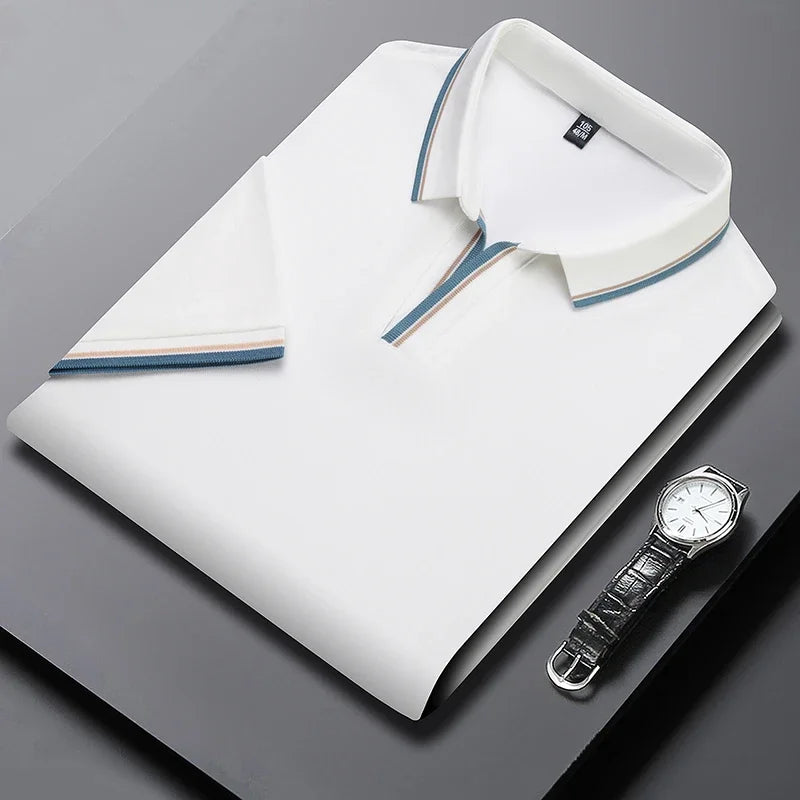 Virgilio Díaz klassisk poloshirt