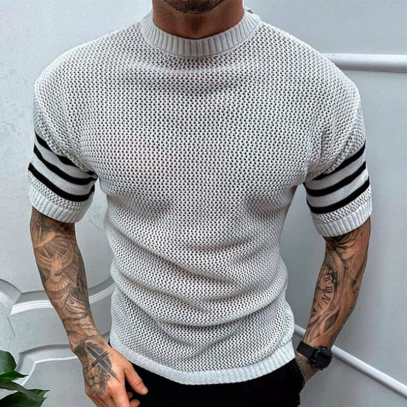 Vinthentic Couture strikket herreskjorte