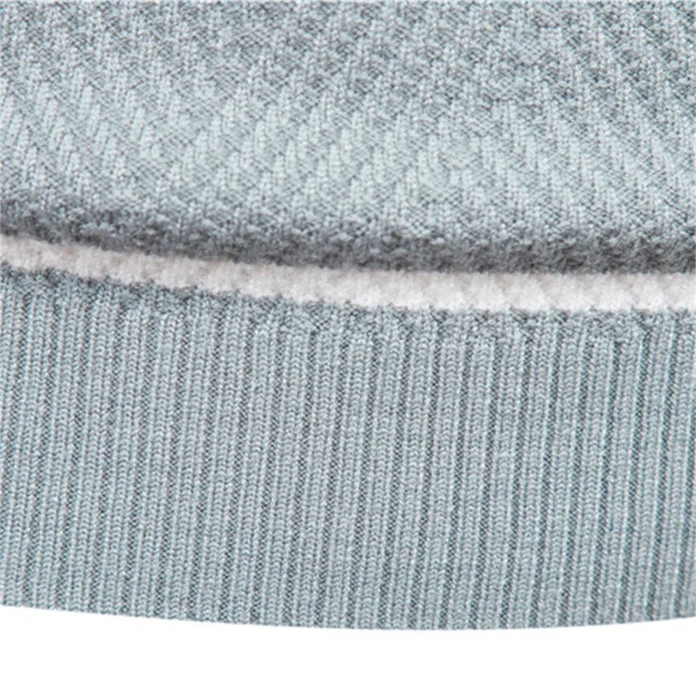 Pull en maille à col rond pour homme Paul Savin, coupe ajustée