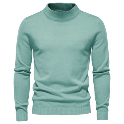 Alessio Moro Men Slim Fit Turtleneck Sweater Warm Winter Knit Pullover