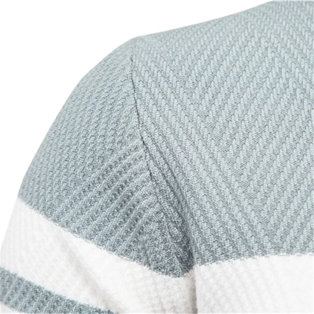 Pull en maille à col rond pour homme Paul Savin, coupe ajustée