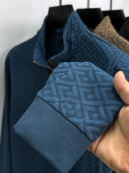Paolo Uccello kashmirpullover med lynlås