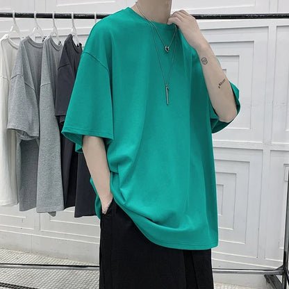 Alban Bellaforte oversized T-shirt til mænd til sommer