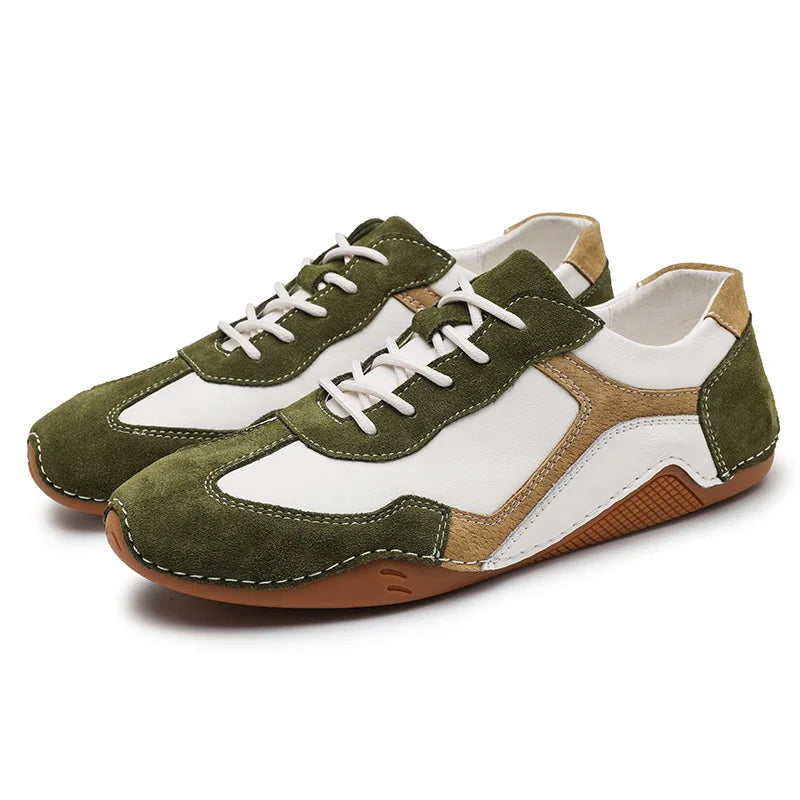Mockasneakers med gummisulor