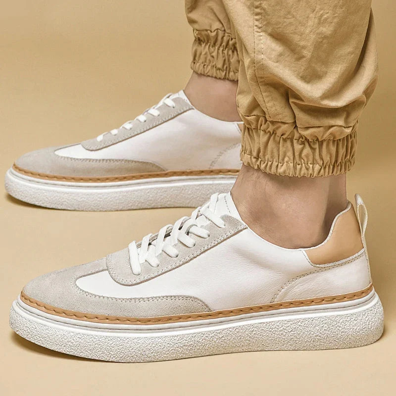 Sneakersy Belmont z prawdziwej skóry