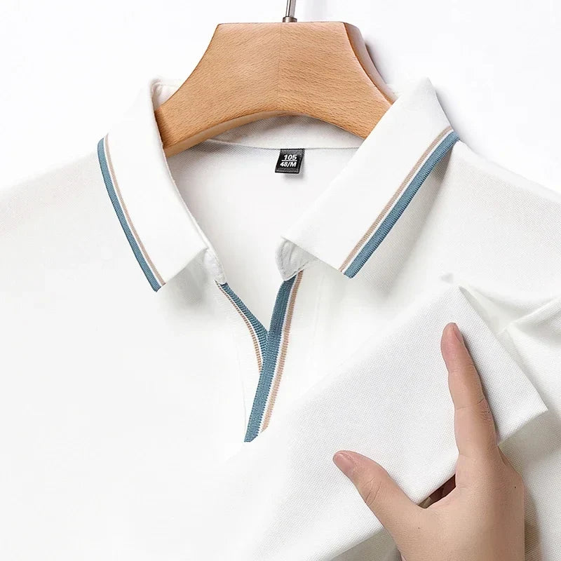 Virgilio Díaz klassisk poloshirt