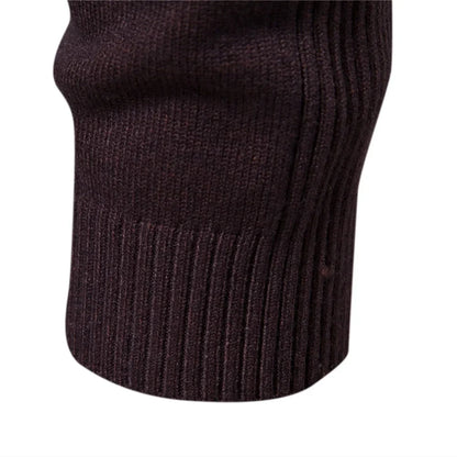 Alessio Moro Men Slim Fit Turtleneck Sweater Warm Winter Knit Pullover