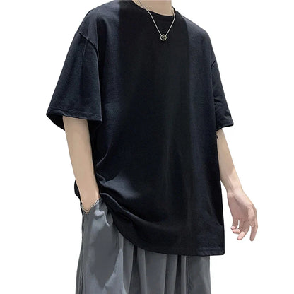 Alban Bellaforte oversized T-shirt til mænd til sommer
