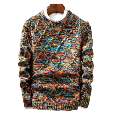 Sweter męski o kroju slim Rochus