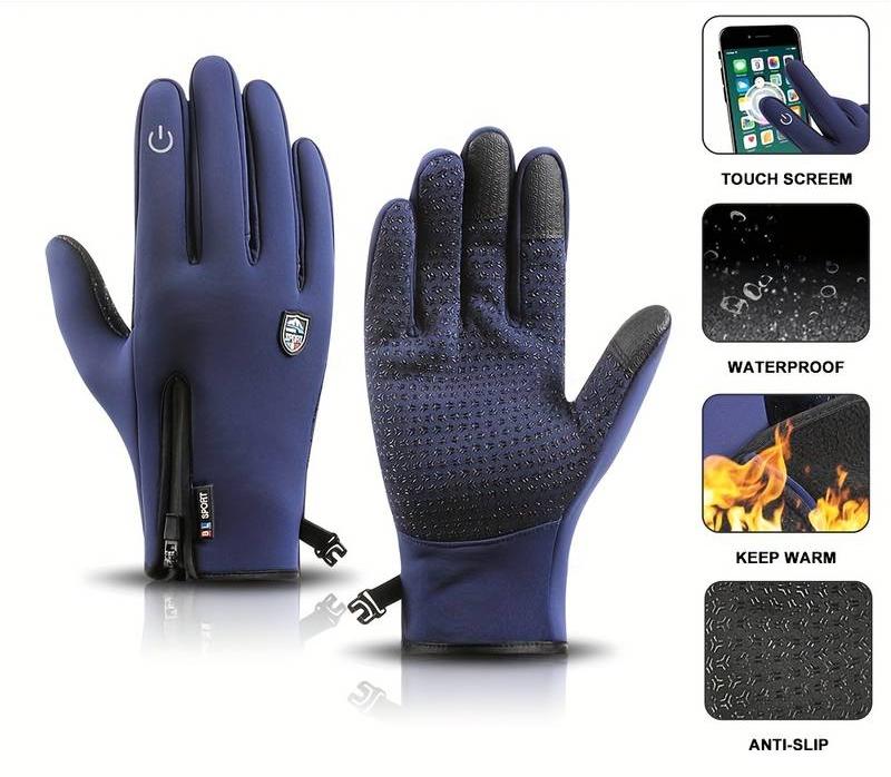 Gants en velours imperméables - Ne souffrez plus jamais du froid aux mains