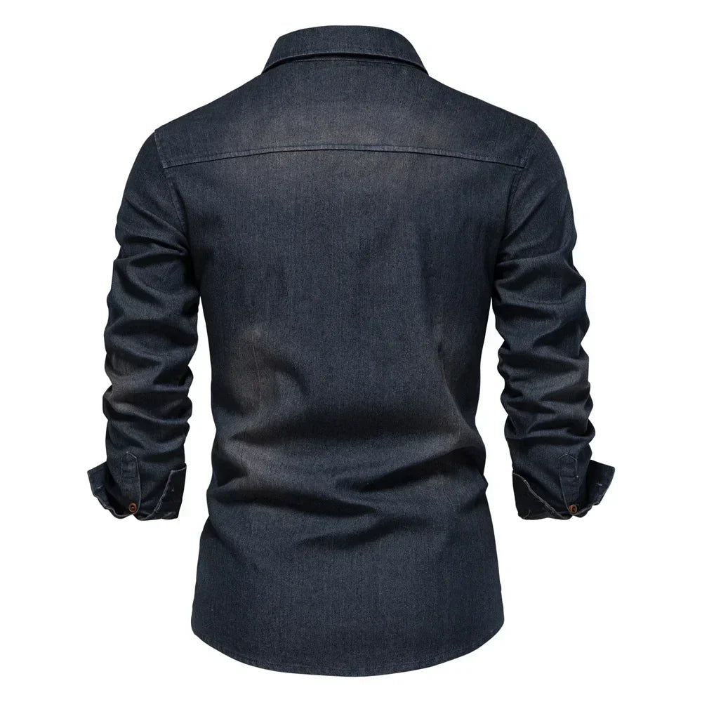 Mason - Camicia in denim di cotone