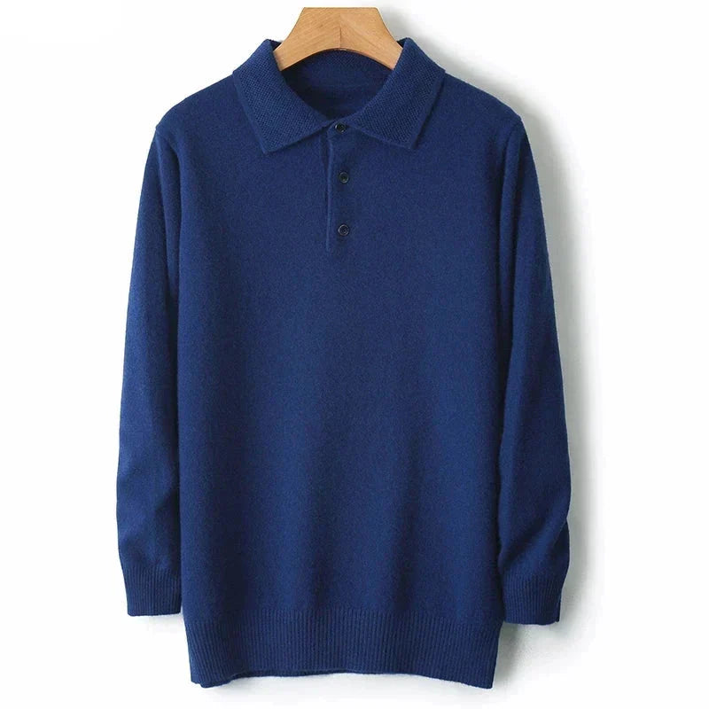 Swindon - Polo en laine mérinos