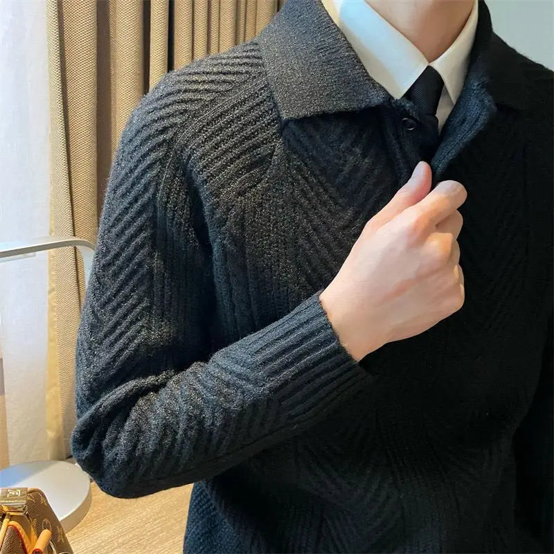 Zion - Maglione a maniche lunghe con colletto