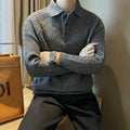 Zion - Maglione a maniche lunghe con colletto