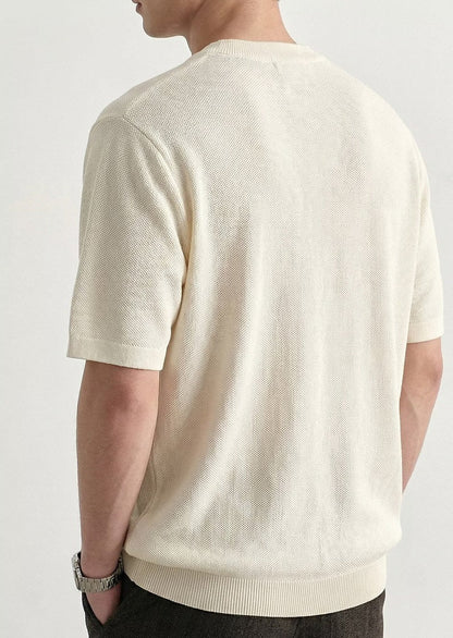 Textured Relaxed Fit Polo