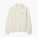 LC Bluza z bawełny prążkowanej z kołnierzykiem polo