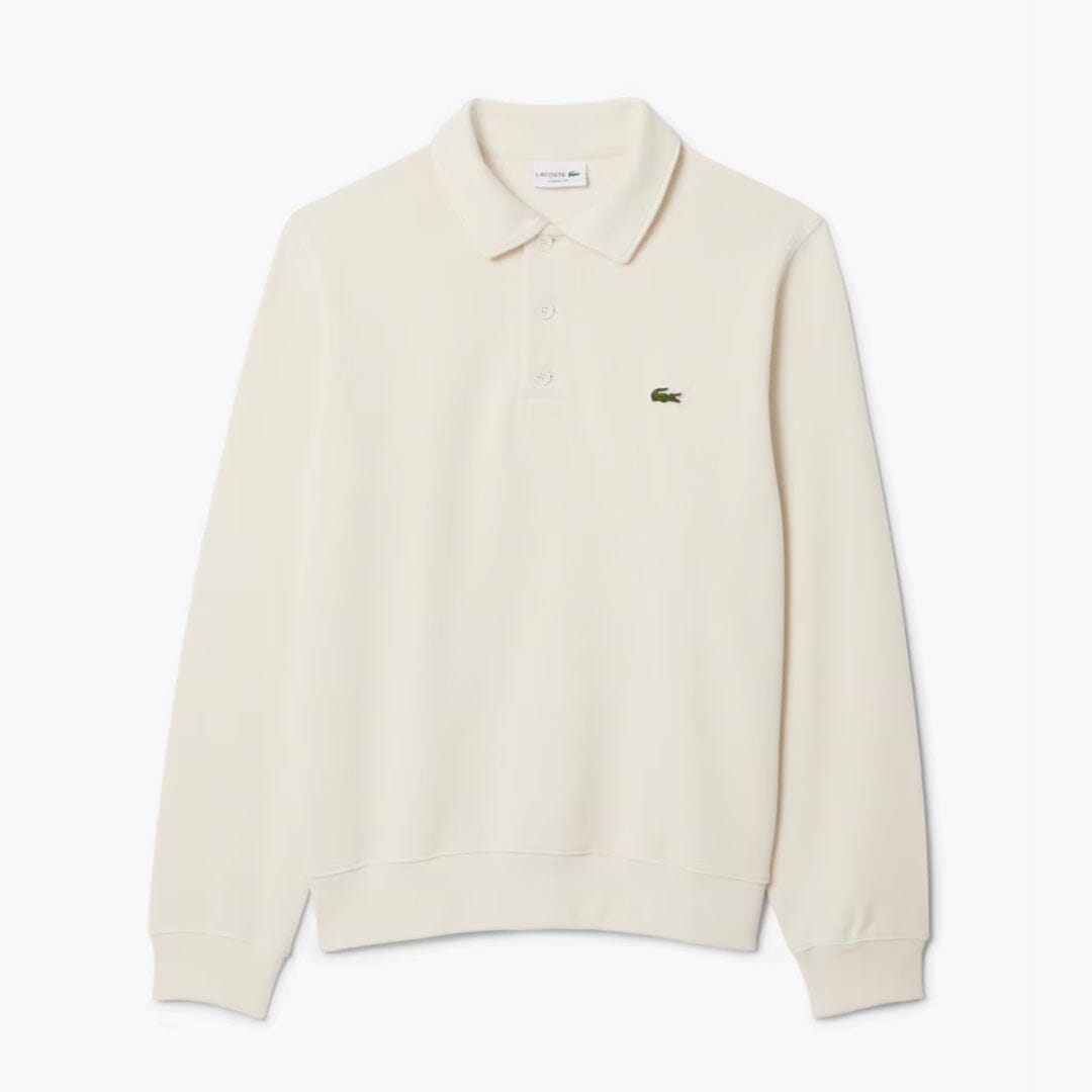 LC Bluza z bawełny prążkowanej z kołnierzykiem polo
