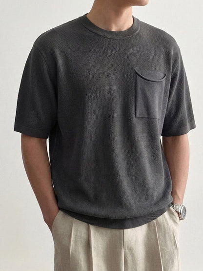 Textured Relaxed Fit Polo