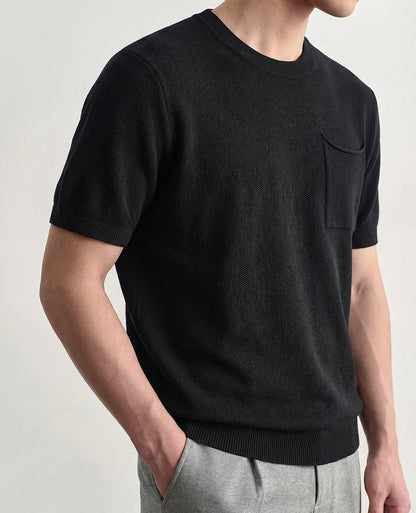 Textured Relaxed Fit Polo