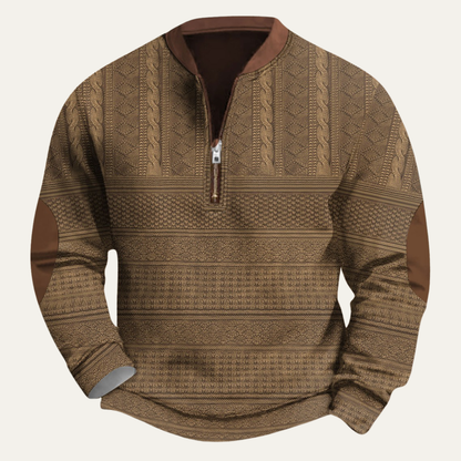 Oversized Button Front Ribbed Trim Cardigan