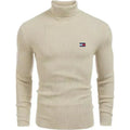 Pull classique à col roulé en maille TH